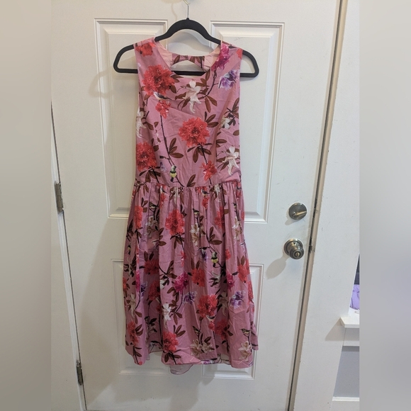 Eliza Christoph Kerubo Open Back Floral Midi Dress - Picture 5 of 8